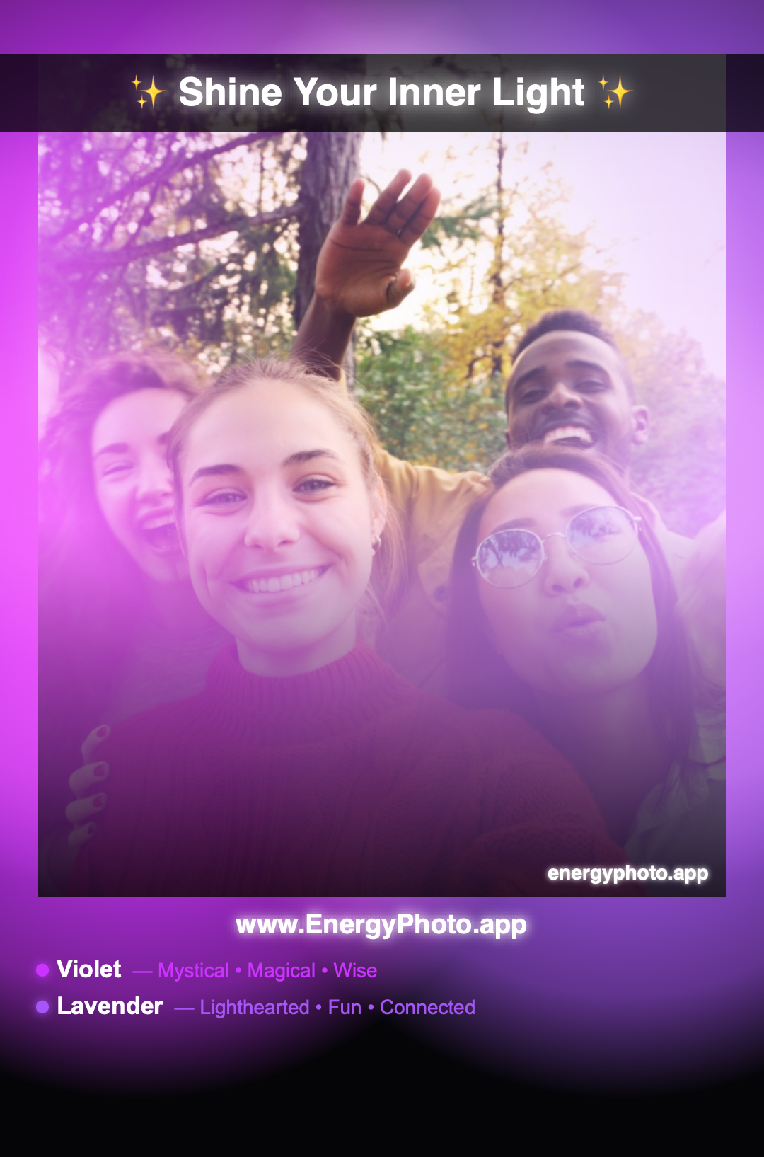 💜 Violet💜 LavenderMystical · Lighthearted · Connected